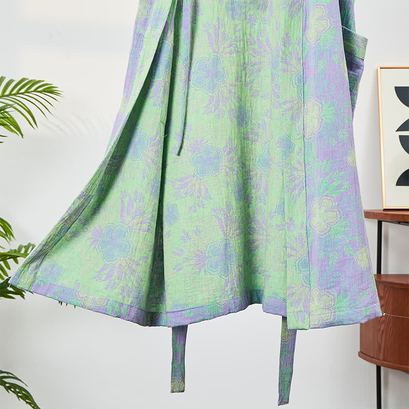 Ownkoti Refresh Floral Double-Gauze Kimono Bathrobe - image 2