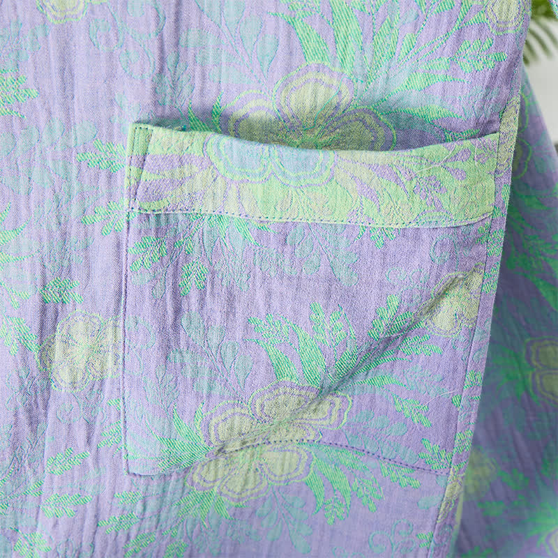 Ownkoti Refresh Floral Double-Gauze Kimono Bathrobe - image 6