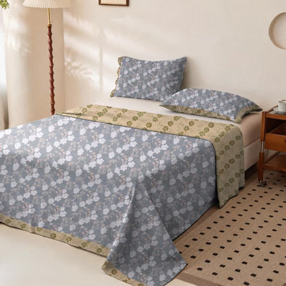 Ownkoti Elegant Floral Cotton Double Gauze Bedspread - image 4