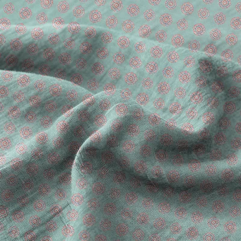 Ownkoti Vintage Pattern Cotton Double Gauze Bedspread - image 2