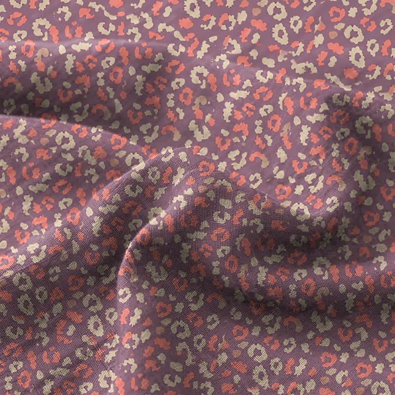 Ownkoti Leopard Print Cotton Double Gauze Bedspread - image 2