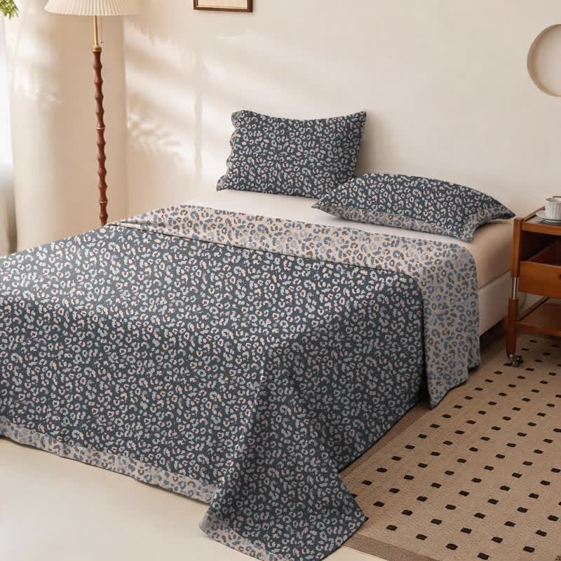Ownkoti Leopard Print Cotton Double Gauze Bedspread - image 5
