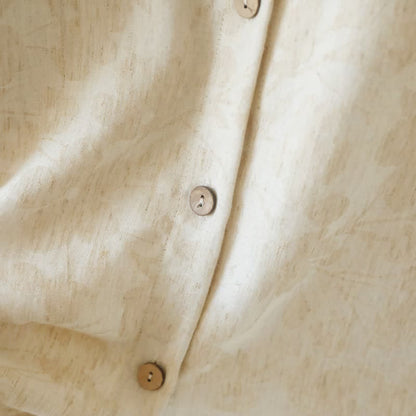 Ownkoti Ruffle Trim Cotton Linen Women's Pajamas - image 6