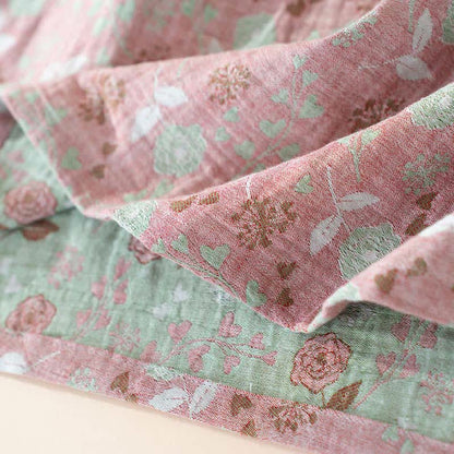 Ownkoti Rose Cotton Gauze Lace Loungewear Set - image 6