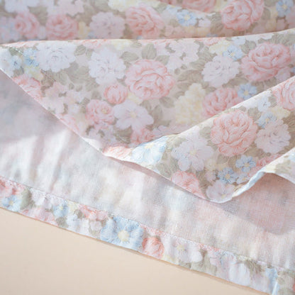 Ownkoti Rustic Floral Cotton Gauze Ruffle Pajamas - image 10