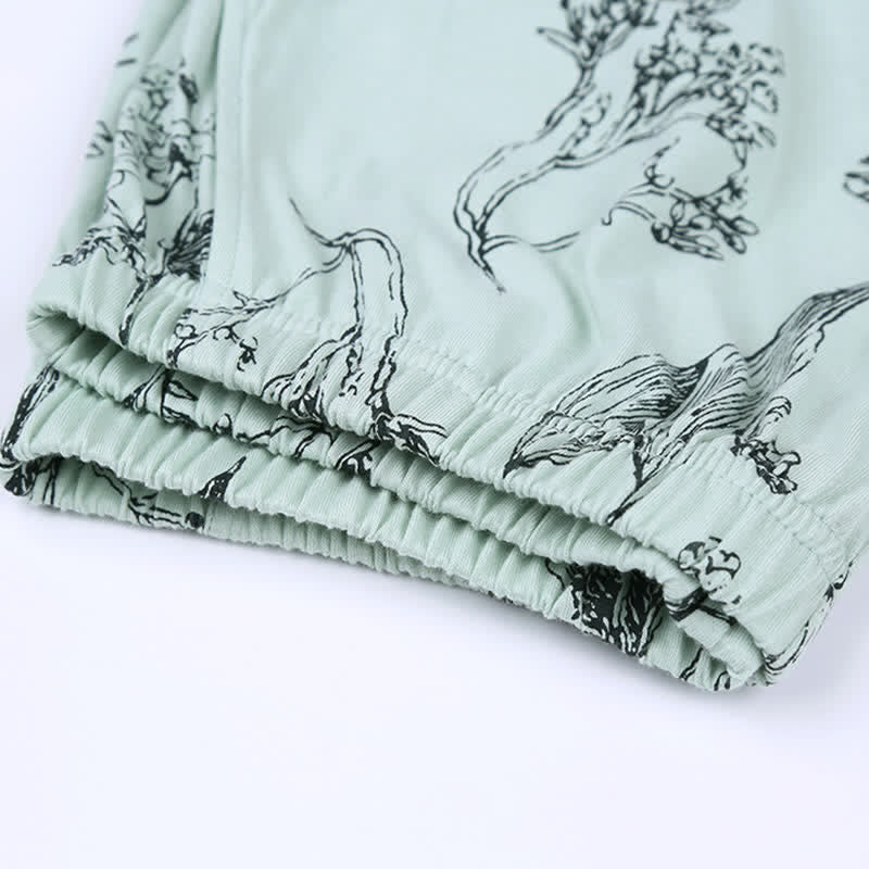 Ownkoti Floral Cotton 3/4 Sleeve Women's Pajamas - image 7