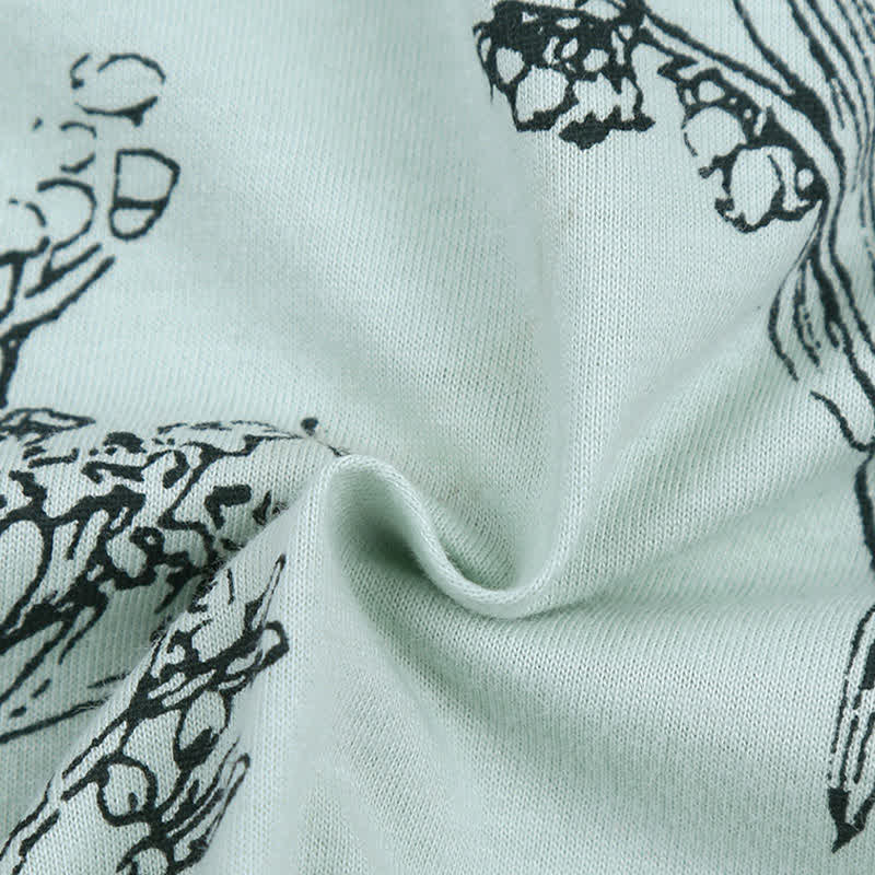 Ownkoti Floral Cotton 3/4 Sleeve Women's Pajamas - image 9