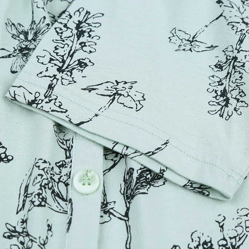 Ownkoti Floral Cotton 3/4 Sleeve Women's Pajamas - image 6