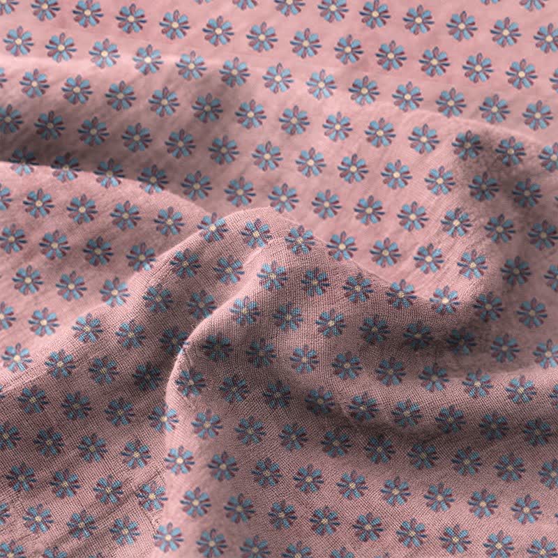 Ownkoti Daisy Floral Cotton Double Gauze Bedspread - image 3