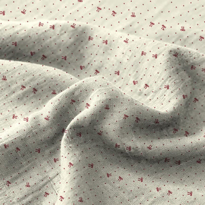 Ownkoti Bow & Polka Dot Cotton Gauze Bedspread - image 3