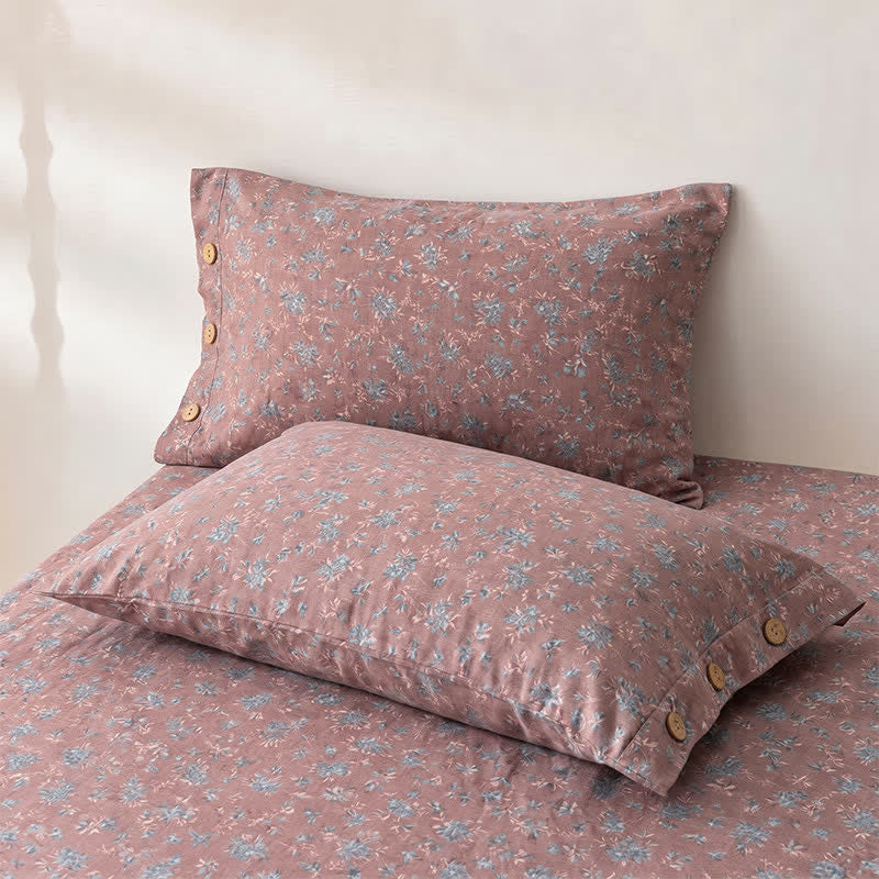 Ownkoti Ditsy Floral Reversible Cotton Gauze Bedspread - image 3