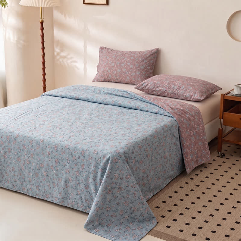 Ownkoti Ditsy Floral Reversible Cotton Gauze Bedspread - image 1