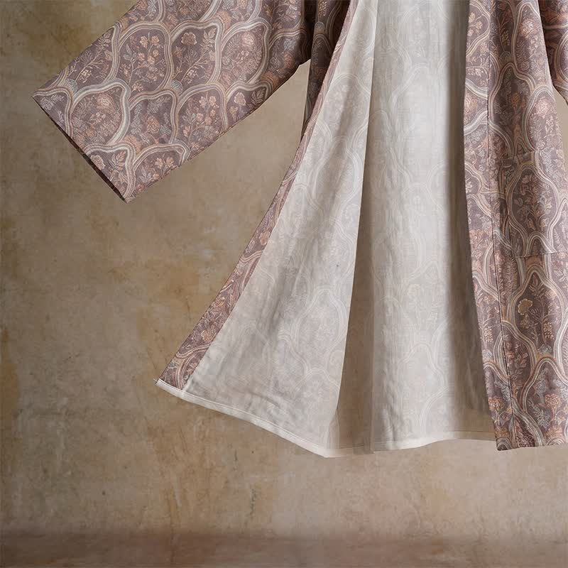Ownkoti Boho Vintage Cotton Gauze Kimono Robe - image 5