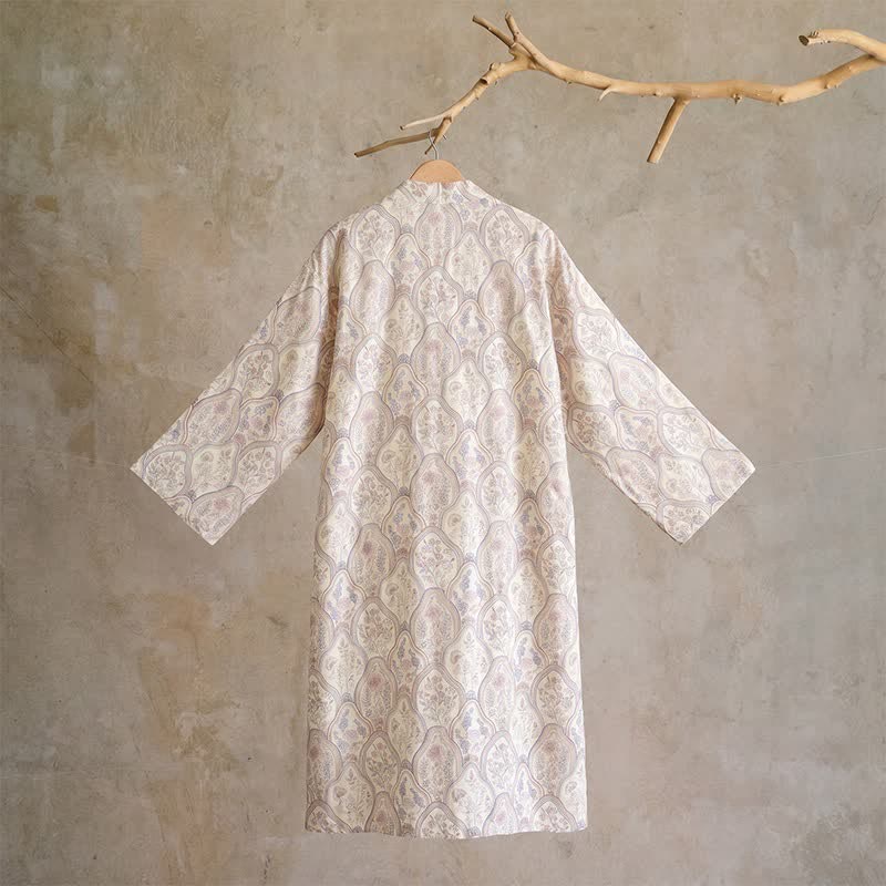 Ownkoti Boho Vintage Cotton Gauze Kimono Robe - image 10
