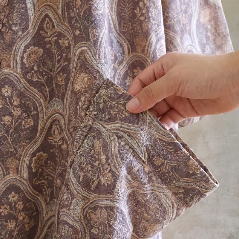 Ownkoti Boho Vintage Cotton Gauze Kimono Robe - image 7