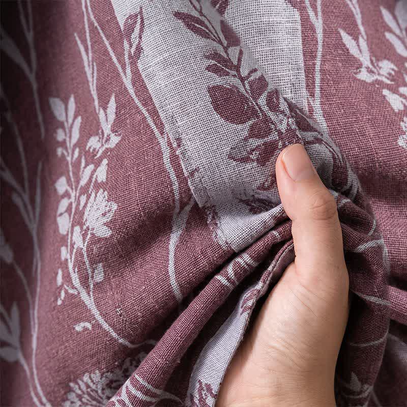Ownkoti Vintage Botanical Cotton Double Gauze Robe - image 7