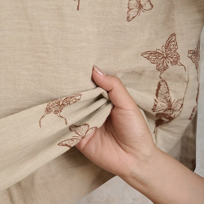 Ownkoti Elegant Butterfly Cotton Kimono Bathrobe - image 15