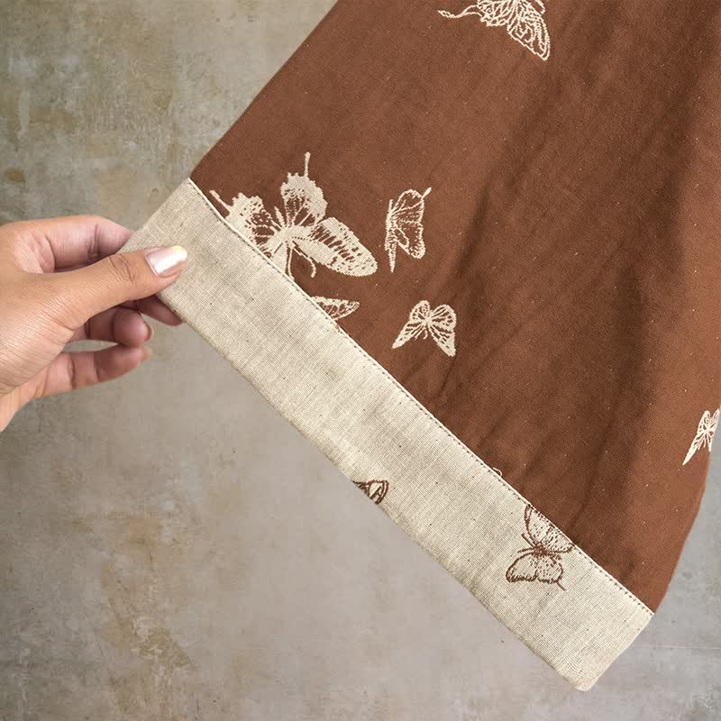 Ownkoti Elegant Butterfly Cotton Kimono Bathrobe - image 2