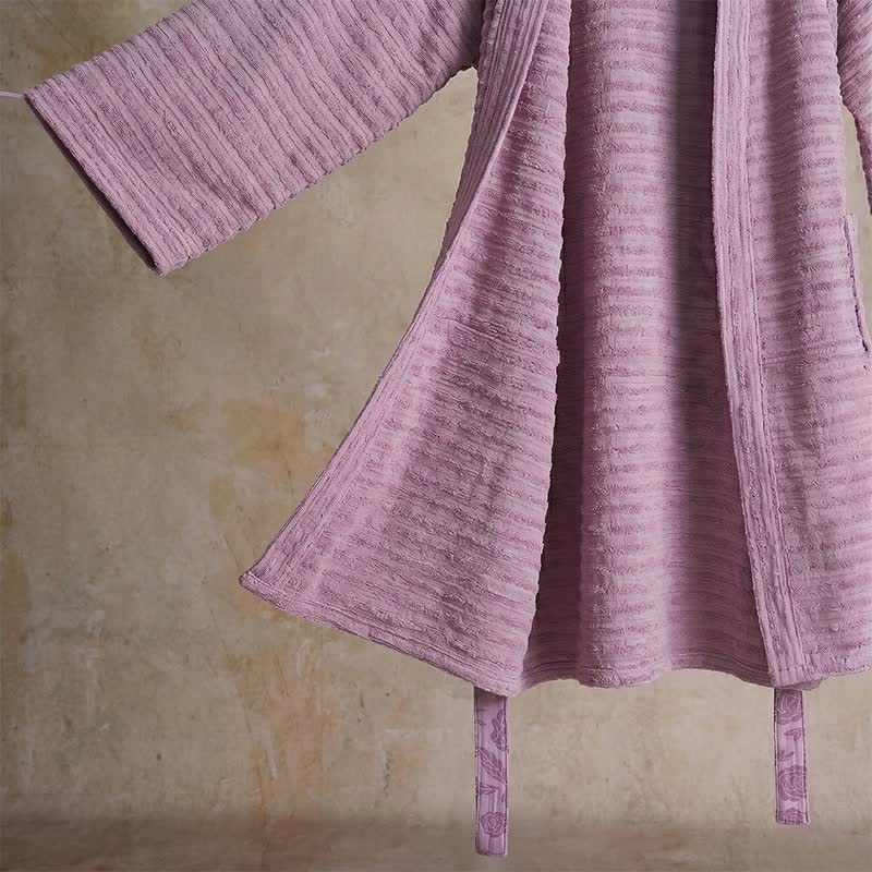 Ownkoti Cotton Waffle Weave Kimono Bathrobe - image 6