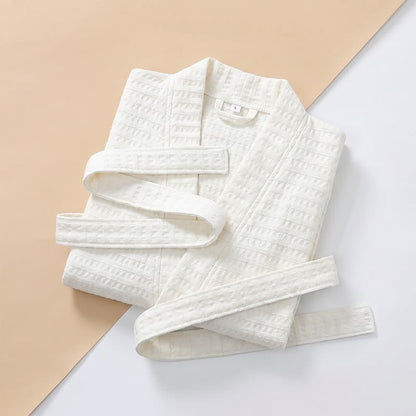 Ownkoti Cotton Waffle Weave Kimono Bathrobe - image 14