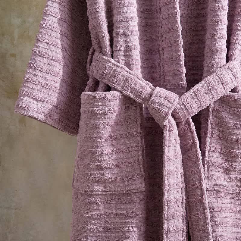 Ownkoti Cotton Waffle Weave Kimono Bathrobe - image 5