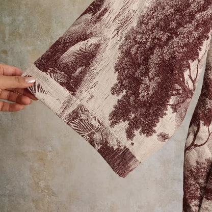 Ownkoti Toile Print Cotton Kimono Robe - image 14