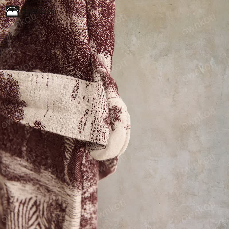 Ownkoti Toile Print Cotton Kimono Robe - image 19