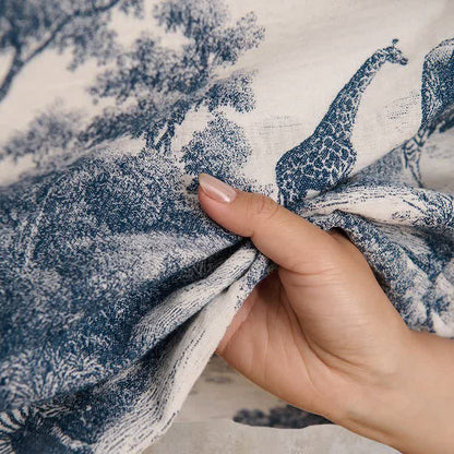 Ownkoti Toile Print Cotton Kimono Robe - image 9