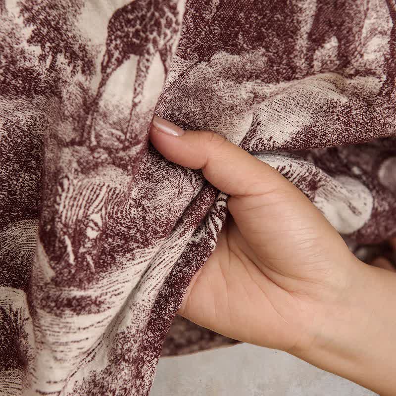Ownkoti Toile Print Cotton Kimono Robe - image 18