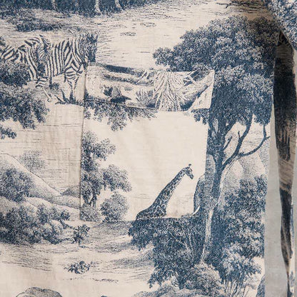 Ownkoti Toile Print Cotton Kimono Robe - image 6
