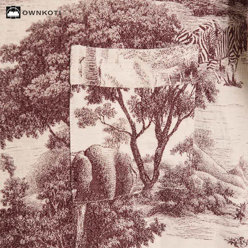 Ownkoti Toile Print Cotton Kimono Robe - image 15