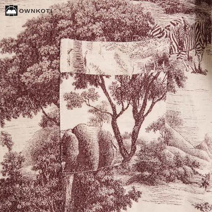 Ownkoti Toile Print Cotton Kimono Robe - image 15