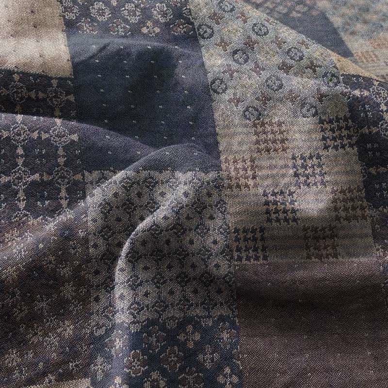 Ownkoti Retro Patchwork Style Cotton Gauze Bedspread - image 5