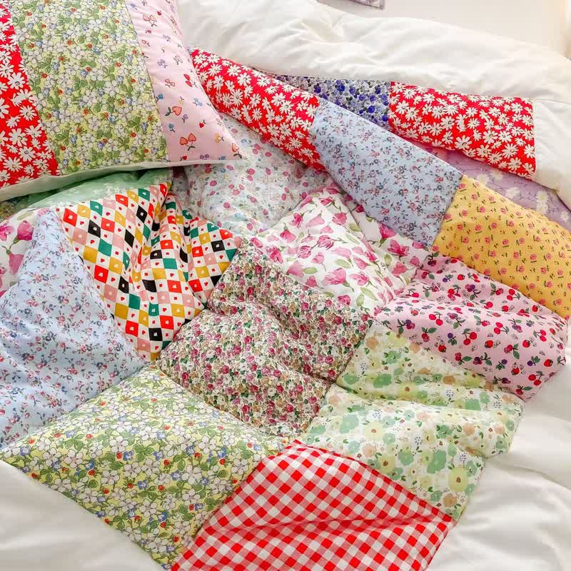 Ownkoti Colorful Patchwork Cotton Floral Bedding Set - image 2