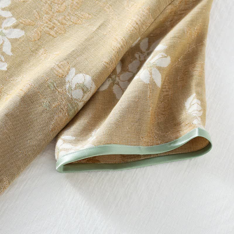 Ownkoti Floral Cotton Chinese Knot Loungewear Set - image 6