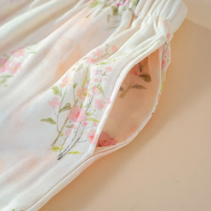 Ownkoti Floral Bamboo Cotton Tie Neck Pajamas - image 10