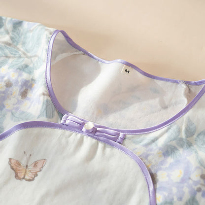 Ownkoti Floral Butterfly Bamboo Fiber Women's Pajamas - image 7