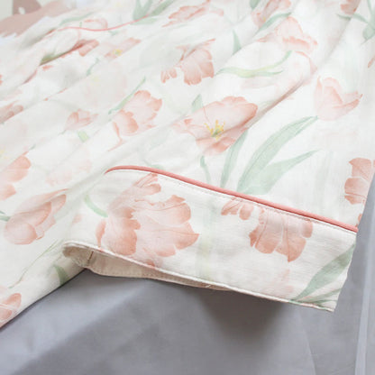 Ownkoti Tulip Print Bamboo Fiber Women's Pajamas - image 5