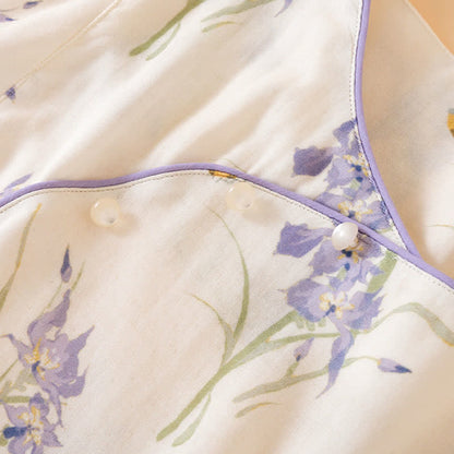 Ownkoti Iris Print Bamboo Fiber Women's Pajamas - image 7
