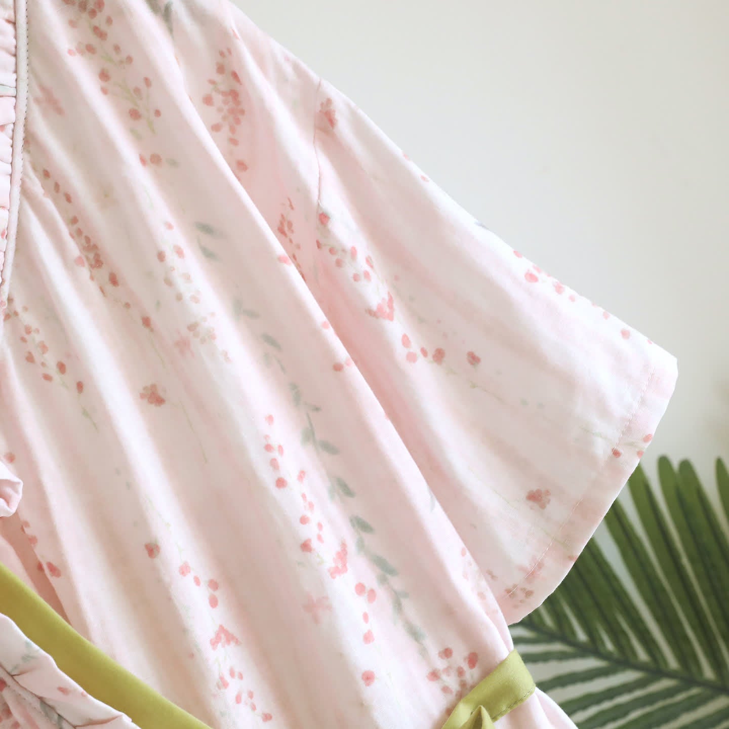 Ownkoti Floral Cotton Gauze Kimono Nightdress Loungewear - image 6