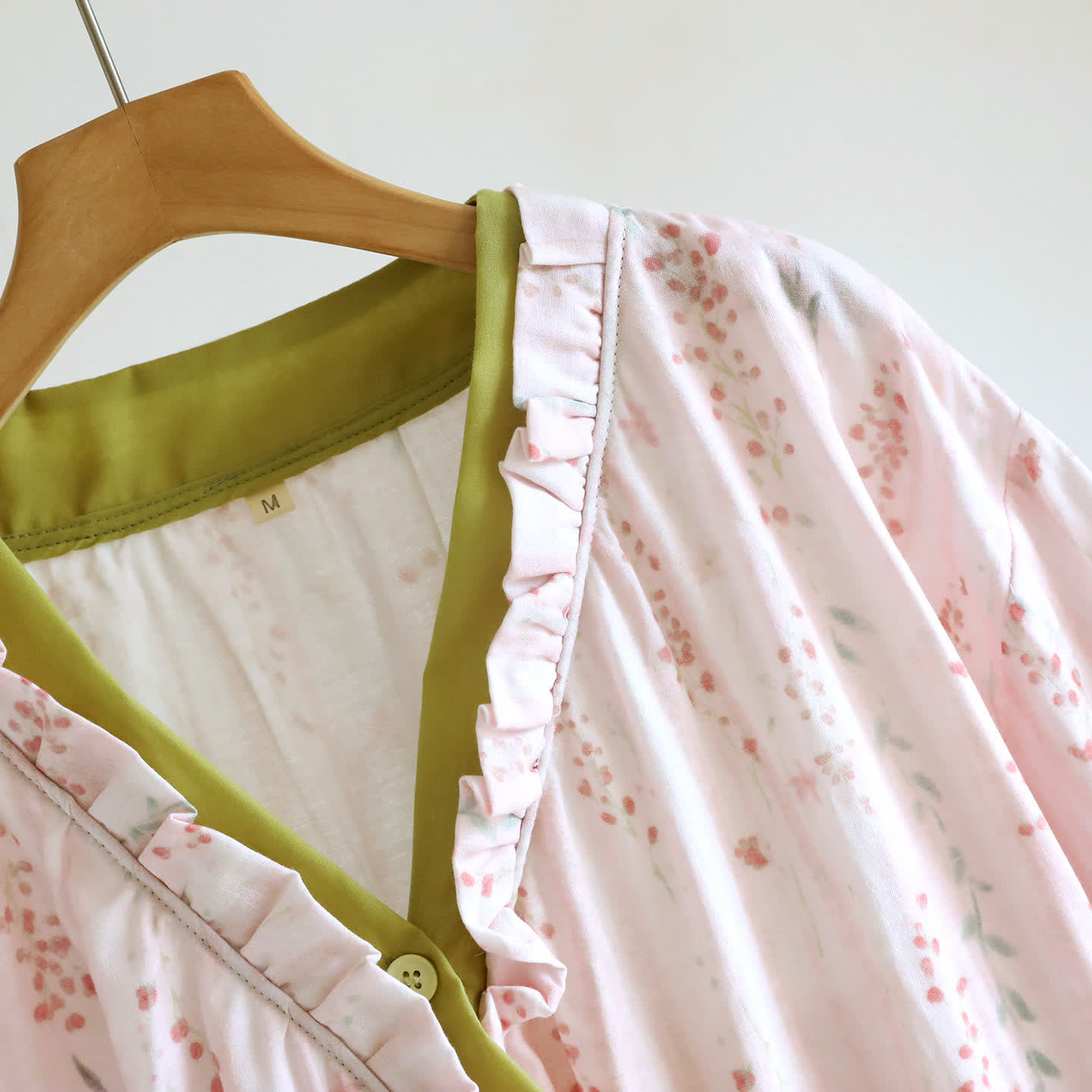 Ownkoti Floral Cotton Gauze Kimono Nightdress Loungewear - image 3