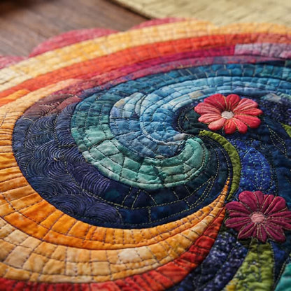 Ownkoti Rainbow Swirl Boho Polyester Placemat - image 4