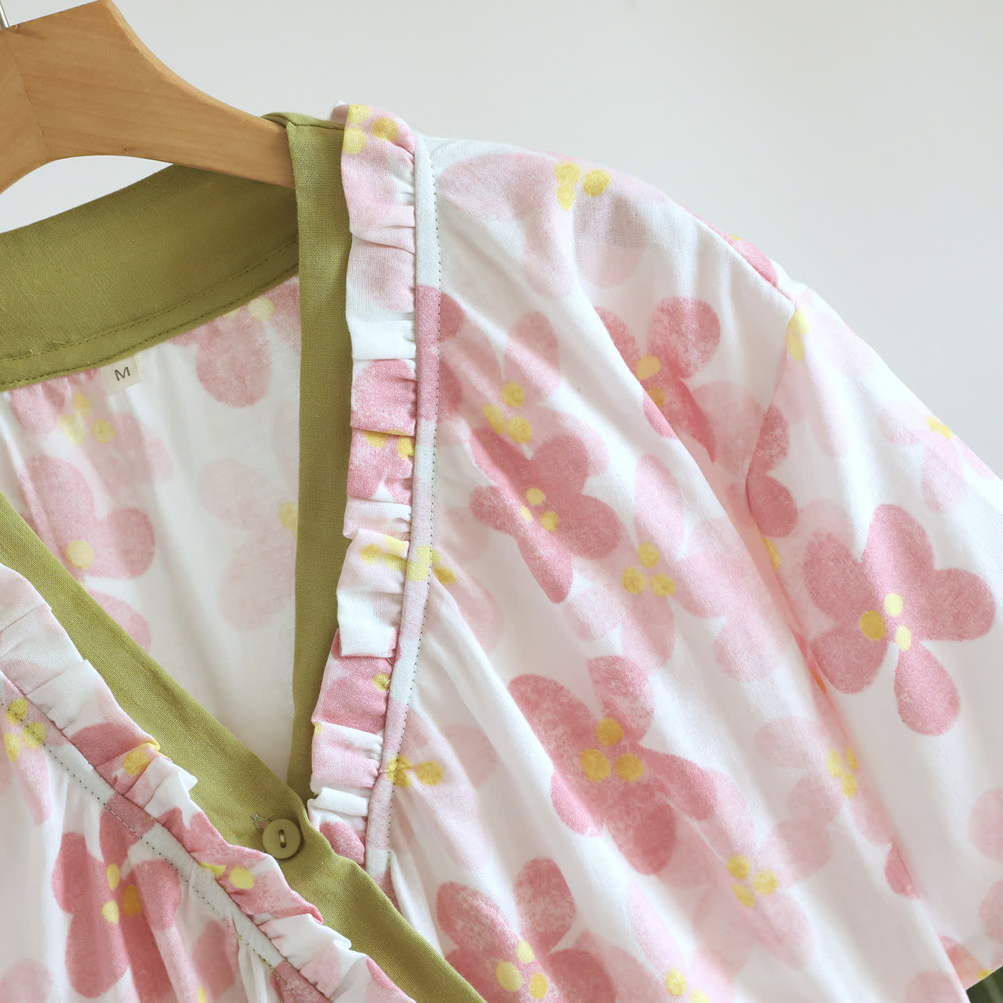 Ownkoti Sakura Floral Cotton Gauze Kimono Nightdress - image 8