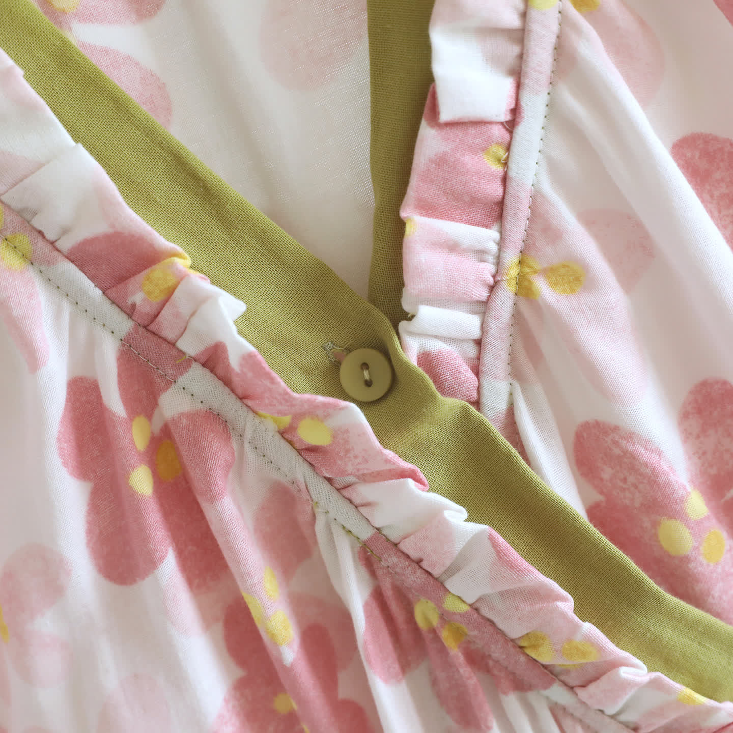 Ownkoti Sakura Floral Cotton Gauze Kimono Nightdress - image 6