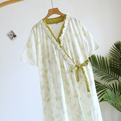 Ownkoti Forest Herbarium Cotton Gauze Yukata Dress - image 4