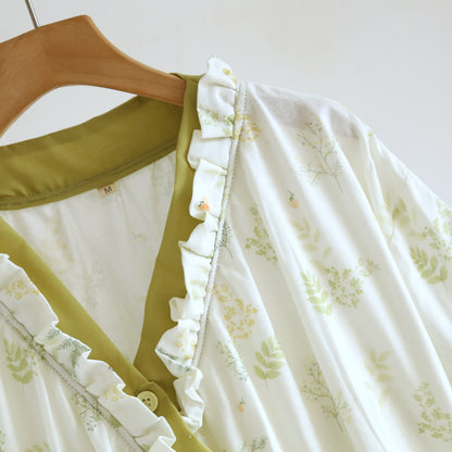 Ownkoti Forest Herbarium Cotton Gauze Yukata Dress - image 6