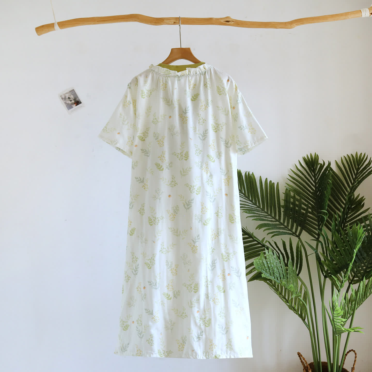 Ownkoti Forest Herbarium Cotton Gauze Yukata Dress - image 3