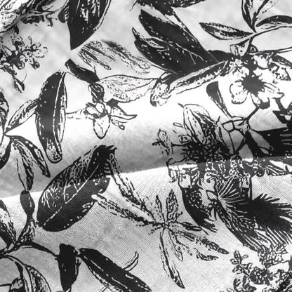 Ownkoti Monochrome Botanical Print Pajama Set - image 9