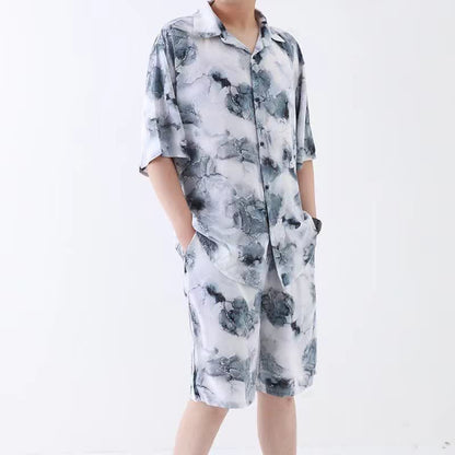Ownkoti Unisex Style Ink Wash Pajama Set - image 2
