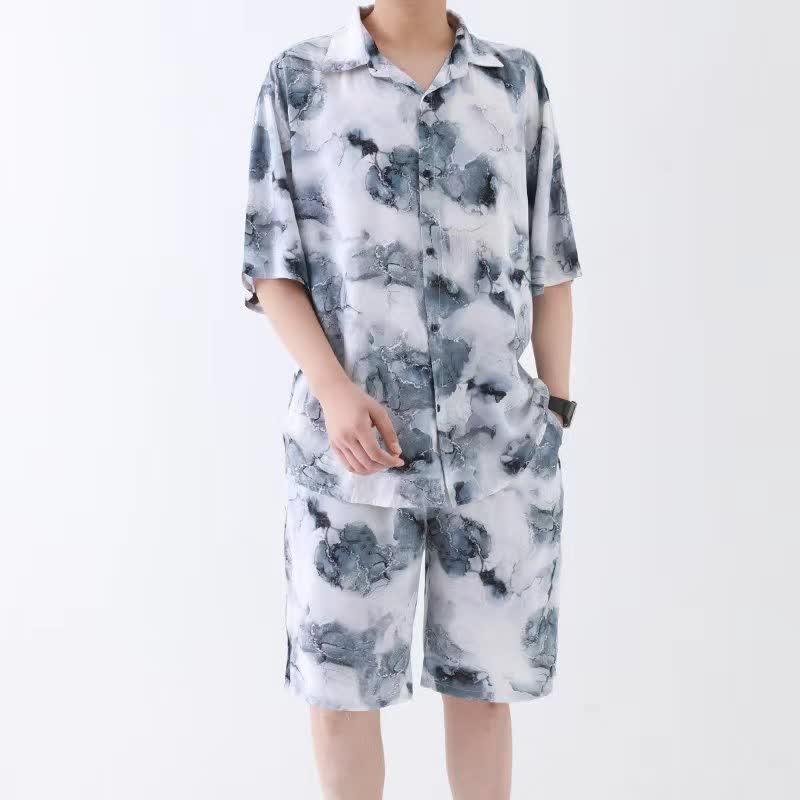 Ownkoti Unisex Style Ink Wash Pajama Set - image 3